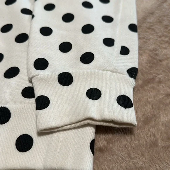 Gucci White & Black Polka Dot Print Sweatshirt - Picture 14 of 14